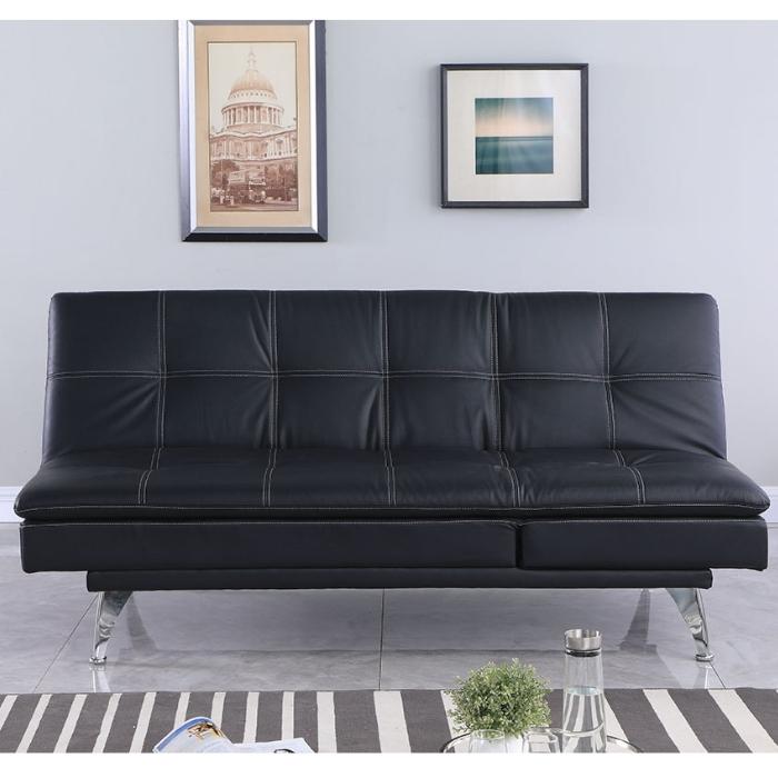 Nebraska Click Clack Sofa Bed Black - Furniture Factors : Furniture Factors