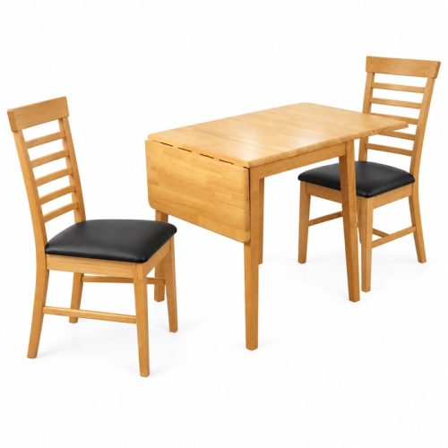 Honeymoon Drop Leaf Dining Table + 2 Hanover Chairs
