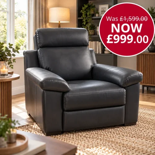 Sultan Leather Power Recliner Chair