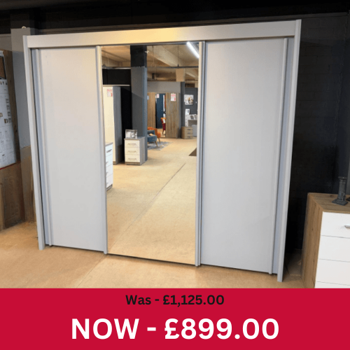 Imperial 3 Door Centre Mirror Sliding Wardrobe