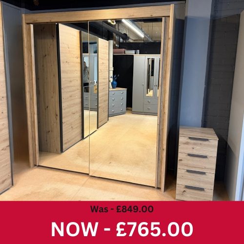 Imperial 2 Door Mirror Sliding Wardrobe