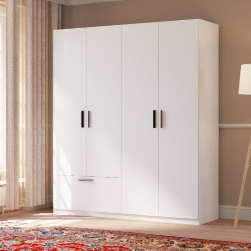 Lita 4 Door Wardrobe with Dtawer