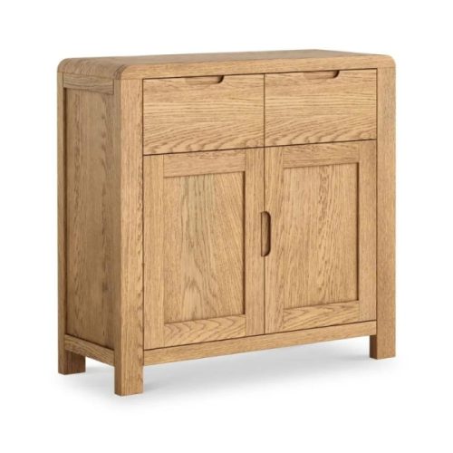 Florence Curved Oak Small Sideboard