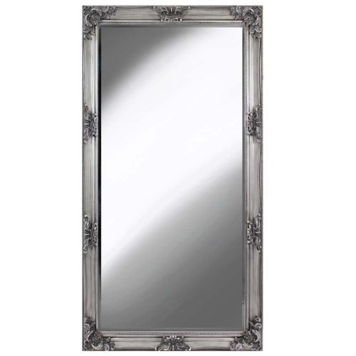 Juliette Full Length Mirror Antique Silver 180 x 90cm