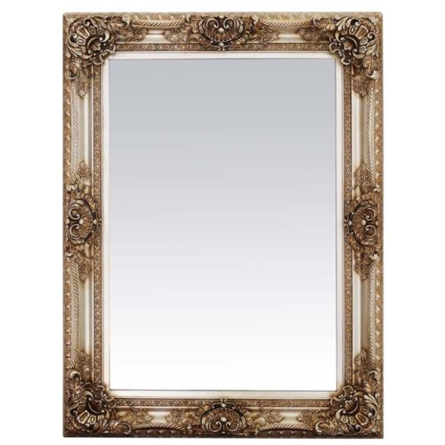 Florence Rectangle Wall Mirror Champagne 120 x 90cm