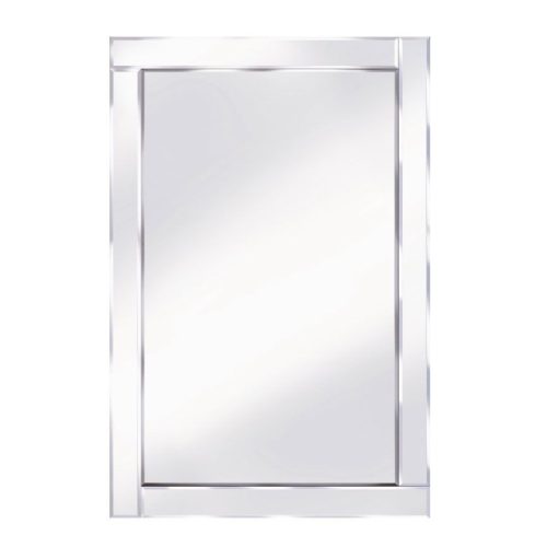 Large Glass Framed Mirror 120 x 80cm