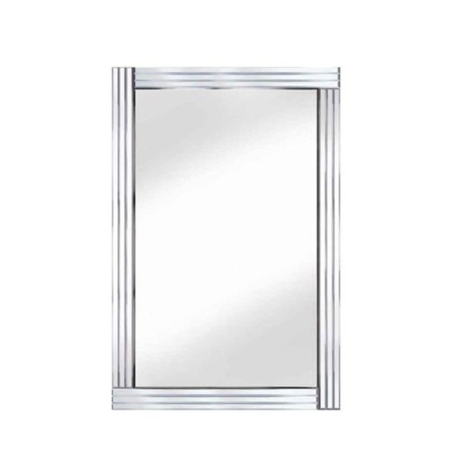 Triple Bar Art Deco Wall Mirror 120 x 80cm