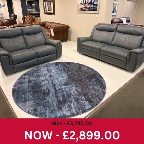 Vallant 3 Seater Power Recliner + 2 Seater Static Sofa