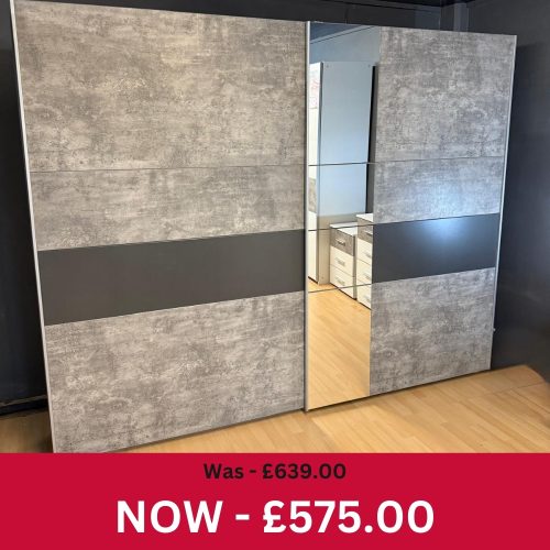Korbach Large Width 261cm Sliding Wardrobe