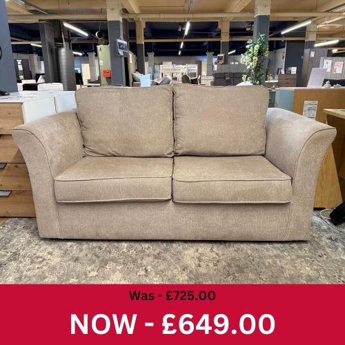 Nexus 2 Seater Sofa Bed in Campo Taupe Fabric