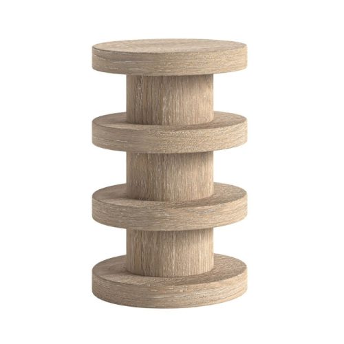 Pompeii Oak Bobbin Side Table
