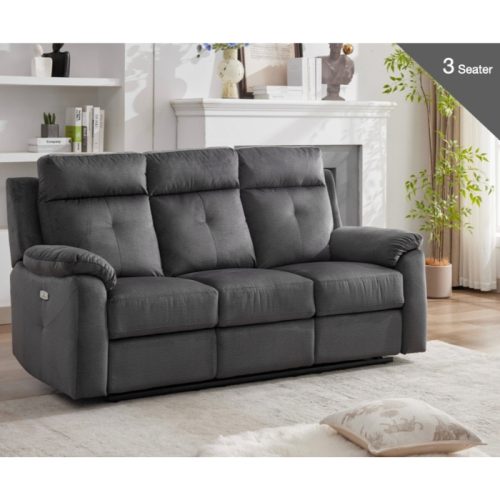 Palmera 3 Seater Power Recliner Sofa