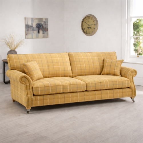 Kinkaid Check 4 Seater Sofa