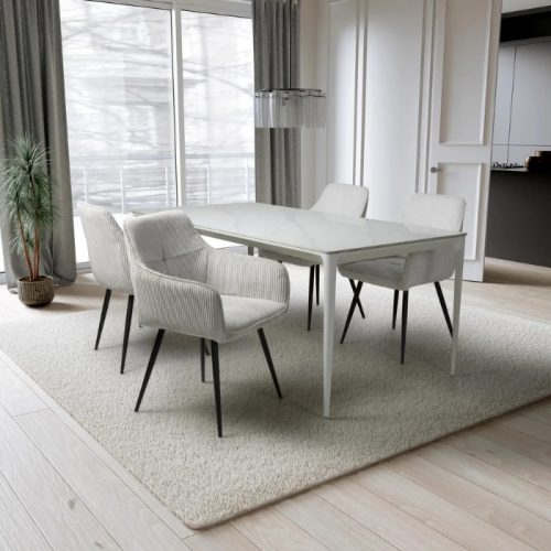 Monterey 1.6m Dining Table + 4 Chairs Set