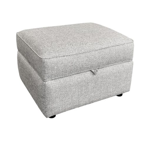 Nuvo Storage Stool Plain Fabric