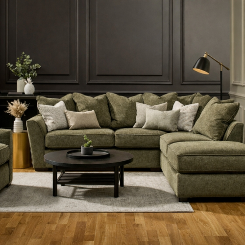 Casper Corner Sofa Including Storage Footstool