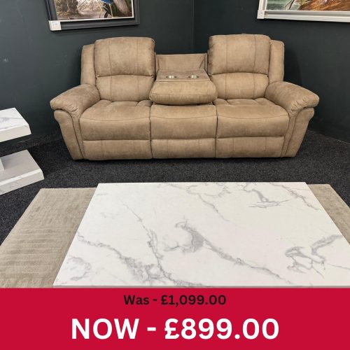 Gloucester 3 Seater Manual Reclining Sofa