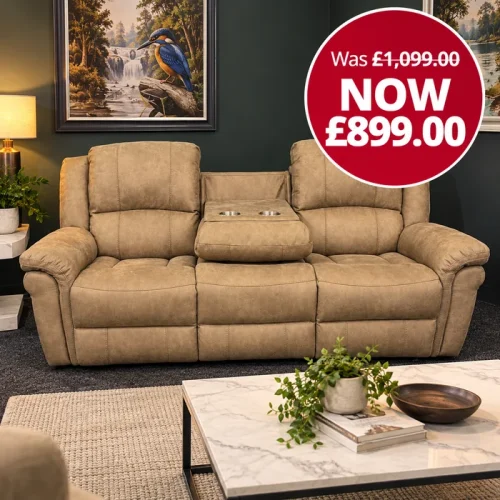 Gloucester 3 Seater Manual Reclining Sofa