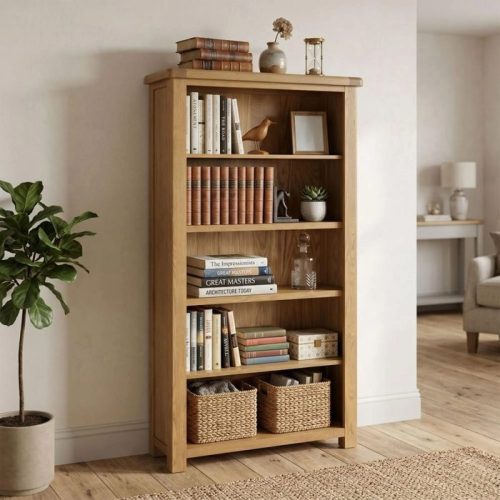 Dorchester Oak Large Bookcase