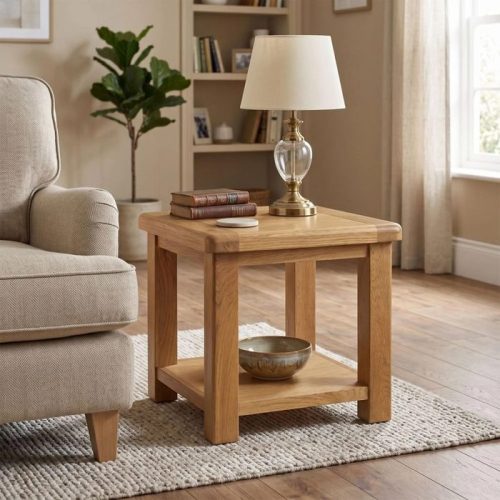 Dorchester Oak Lamp Table
