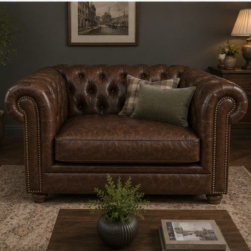 Roxburgh 1.5 Seater Chesterfield Love Chair
