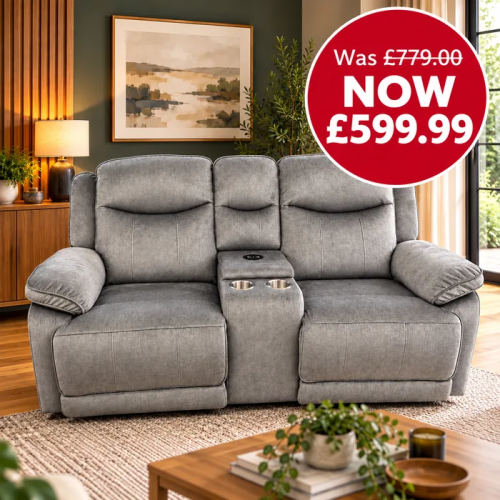 Clayworth 2 Seater Recliner Sofa
