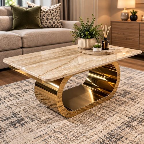 Pimosa Coffee Table Gold