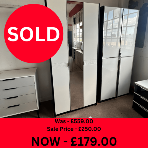 Ocean 2 Door with Mirror Wardrobe